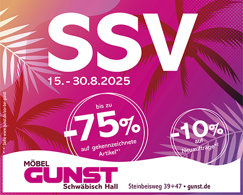 SSV bei Möbel GUNST - Rabattangebote